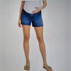 #226 Isabel Maternity Women's Blue Denim Shorts